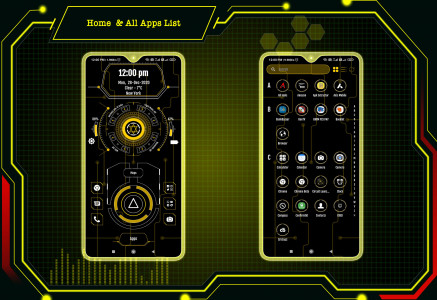 اسکرین شات 3 برنامه Circuit Launcher 2 - App lock