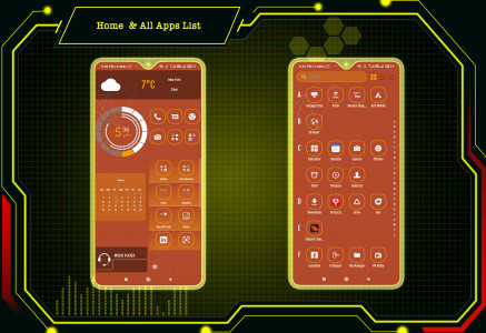 اسکرین شات برنامه Elegant Launcher 2 - Applock 3