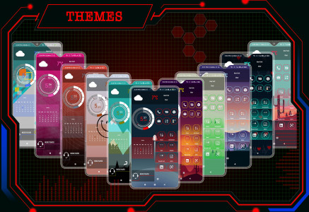 اسکرین شات 2 برنامه Elegant Launcher 2 - Applock