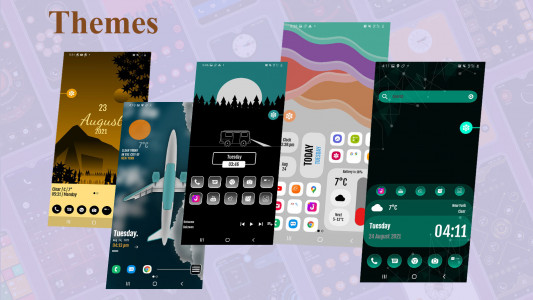 اسکرین شات برنامه Modern Theme Launcher 2023 3