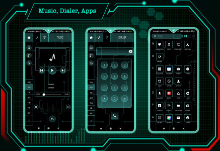 اسکرین شات 2 برنامه Posh Launcher - AppLock