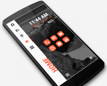 اسکرین شات 1 برنامه Strip Launcher - App lock