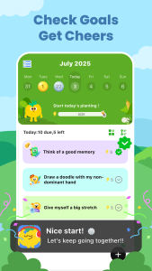 اسکرین شات 1 برنامه MeGrow: Grow Daily,Care Deeply