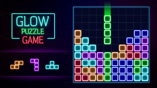 اسکرین شات بازی Glow Block Puzzle 3