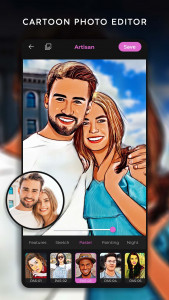 اسکرین شات 1 برنامه Artisan: Cartoon Photo Editor