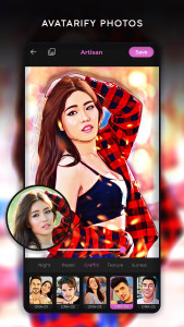 اسکرین شات 2 برنامه Artisan: Cartoon Photo Editor