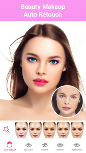 اسکرین شات 1 برنامه Beauty Makeup Editor & Camera