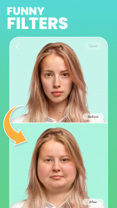 اسکرین شات برنامه FaceLab Face Editor, Aging App 8