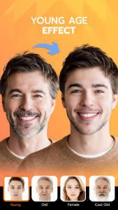 اسکرین شات 3 برنامه FaceLab Face Editor App, Aging