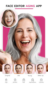 اسکرین شات 1 برنامه FaceLab - Aging Face App, Hair