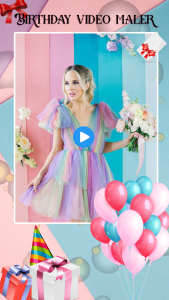 اسکرین شات برنامه Birthday Video Maker 3