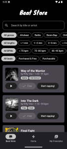 اسکرین شات 2 برنامه Freestyle Rap