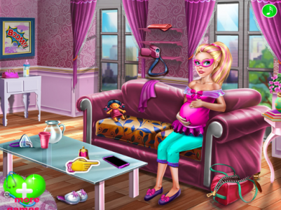 اسکرین شات بازی super Doll Twins Birth - Pregnant game 6