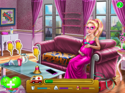 اسکرین شات بازی super Doll Twins Birth - Pregnant game 7