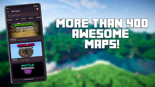 اسکرین شات 1 برنامه Maps for Minecraft PE
