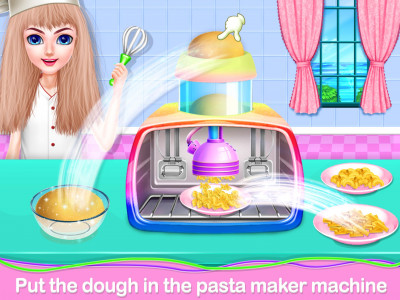 اسکرین شات برنامه Pasta food Maker Cooking game for Kids 2