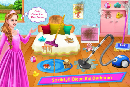 اسکرین شات بازی Princess House Cleaning - Dream Home Cleanup Game 1