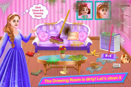 اسکرین شات بازی Princess House Cleaning - Dream Home Cleanup Game 2