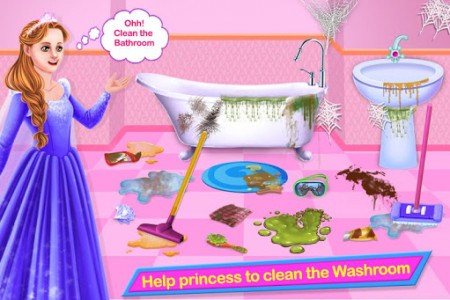اسکرین شات بازی Princess House Cleaning - Dream Home Cleanup Game 4