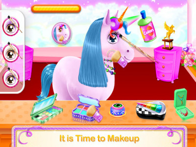 اسکرین شات برنامه Unicorn Braided Hair Salon Makeover Hairstyle 3
