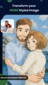 اسکرین شات 1 برنامه AI Image: Generate Ghibli Art