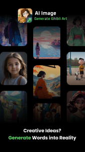 اسکرین شات 2 برنامه AI Image: Generate Ghibli Art