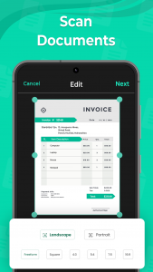 اسکرین شات 2 برنامه Camcard Document & PDF Scanner