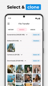 اسکرین شات 3 برنامه Clone Phone - Phone Switch