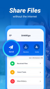 اسکرین شات برنامه SHAREgo: Share Files & Send 1