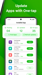 اسکرین شات 3 برنامه Update Phone Software & Apps