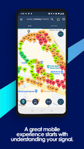 اسکرین شات برنامه Mobile Signal Finder 4