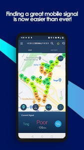 اسکرین شات برنامه Mobile Signal Finder 1