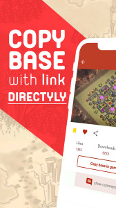 اسکرین شات برنامه Clash base layouts with link 2