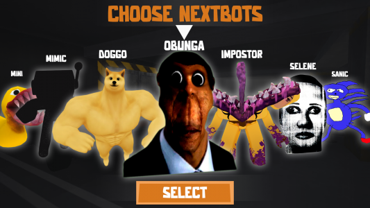 اسکرین شات بازی Nextbots: Obunga Chase Rooms 1