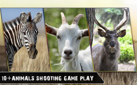 اسکرین شات برنامه Wild Animal Dino Hunting 3D:Sniper Shooting Game 8