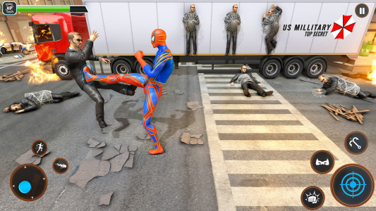 اسکرین شات برنامه Superhero Games: Spider Hero 3