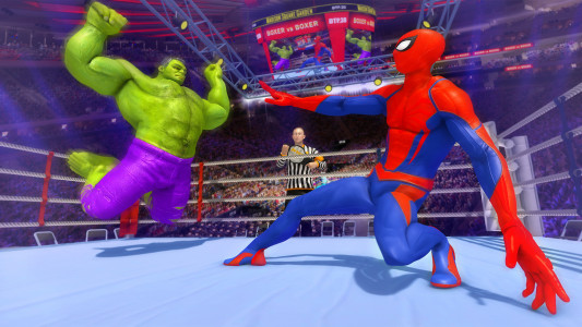 اسکرین شات بازی Superhero Ring Fighting Game 2