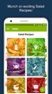 اسکرین شات برنامه Salad Recipes: Healthy Foods with Nutrition & Tips 2