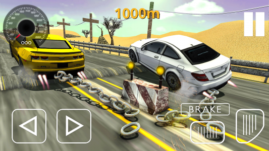 اسکرین شات بازی Chained Cars Impossible Stunts 1