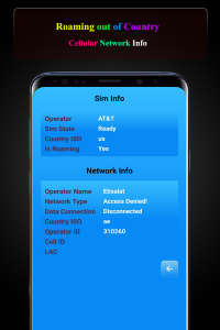 اسکرین شات برنامه Device Info, Sim Phone Details 3