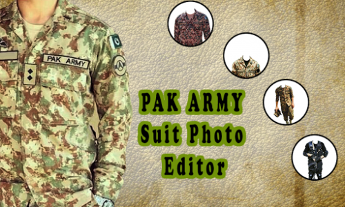 اسکرین شات برنامه Pak Army Dress Editor - Commandos Suit Changer 4