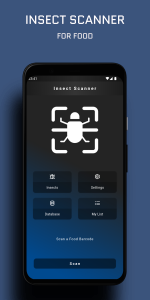 اسکرین شات برنامه Insect Food Scanner 1