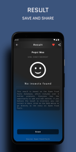 اسکرین شات برنامه Insect Food Scanner 3
