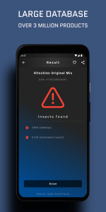 اسکرین شات برنامه Insect Food Scanner 2