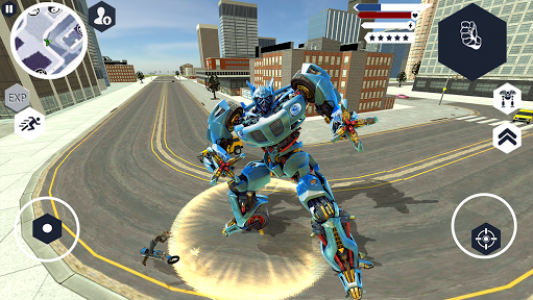 اسکرین شات بازی Robot Machin Car Transformer - Robot Car Games 6