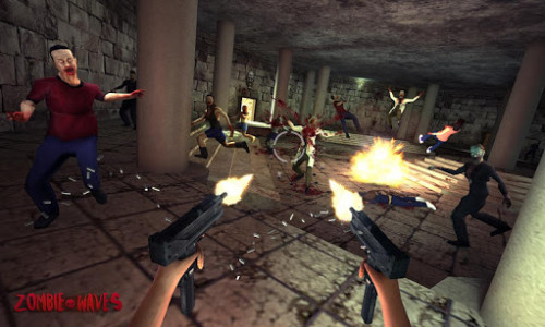 اسکرین شات بازی Zombie Waves 3D 1