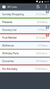 اسکرین شات برنامه MyGrocery: Shared Grocery List 5