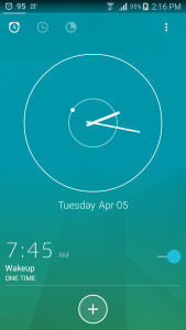اسکرین شات 1 برنامه Next Alarm Clock