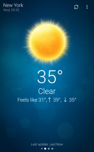 اسکرین شات 1 برنامه Weather