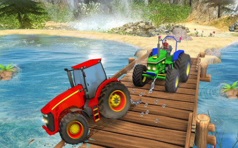 اسکرین شات بازی Pull Tractor Games: Tractor Driving Simulator 2019 5